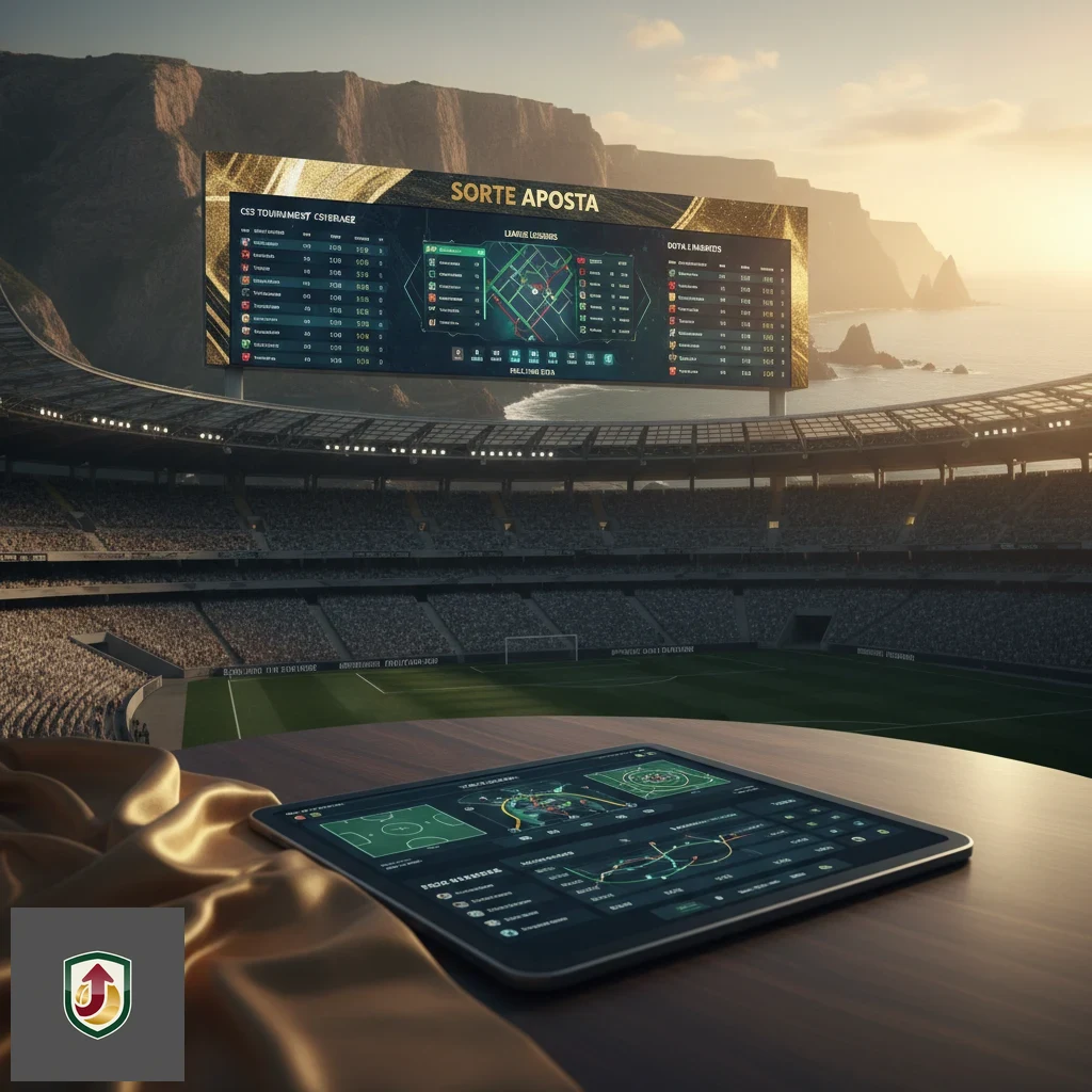 Interface de competição de videojogos profissionais
