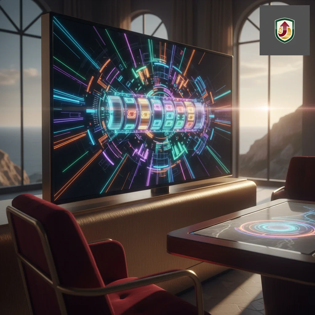 Gráfico multiplicador de crash game em ecrã digital