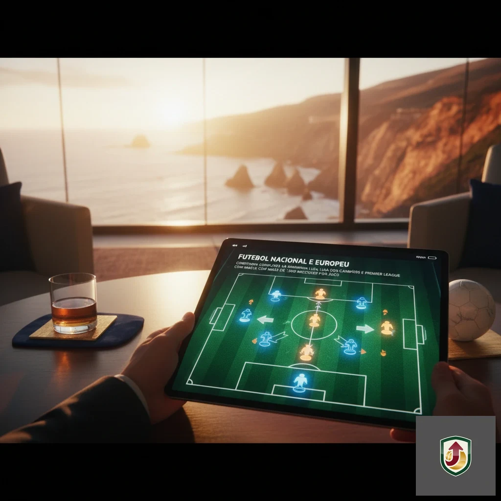 Futebol com foco em competições europeias e nacionais